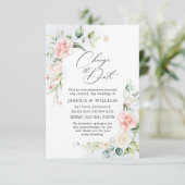 Verander de Datum Uitgestelde Elegant Rozen Eucaly Kaart (Staand voorkant)