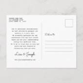 Verander de datum uitgestelde evenement Kleurrijk Briefkaart (Achterkant)