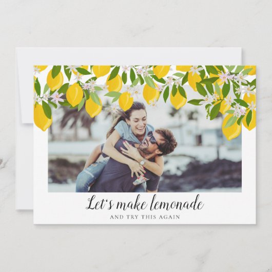 Verander de Datum Uitgestelde Foto van de Gebeurte Save The Date (Voorkant)