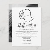 Verander de Datum Uitgestelde Geannuleerde Foto Aankondigingskaart (Voorkant / Achterkant)