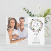 Verander de Datum Uitgestelde Geannuleerde Foto Save The Date (Staand voorkant)