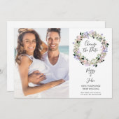 Verander de Datum Uitgestelde Geannuleerde Foto Save The Date (Voorkant / Achterkant)