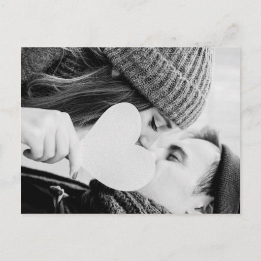 Verander de Datum Uitgestelde Geannuleerde Foto va Aankondigingskaart (Achterkant)