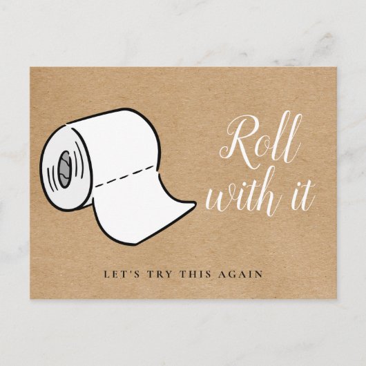 Verander de Datum Uitgestelde Geannuleerde Gebeurt Briefkaart (Voorkant)