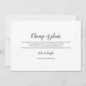 Verander de Datum Uitgestelde Geannuleerde Gebeurt Kaart (Achterkant)