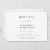 Verander de datum uitgestelde trouwfoto sparen dat save the date (Achterkant)