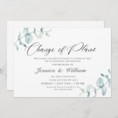 Verander de Datum Uitgestelde Waterverf Kaart (Voorkant / Achterkant)