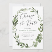 Verander de datum van de grote groen van Eucalyptu Kaart (Voorkant)