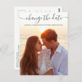 Verander de Datum Verlegant PHOTO Weddenschap uit Briefkaart (Voorkant / Achterkant)