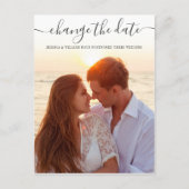 Verander de Datum Verlegant PHOTO Weddenschap uit Briefkaart (Voorkant)