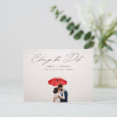 Verander de Datum Volledige Uitstel van de Bouw va Aankondigingskaart (Staand voorkant)