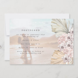 Verander de datum waarop Bohemian Pampas de datum  Save The Date