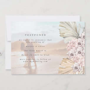 Verander de datum waarop Bohemian Pampas de datum  Save The Date