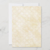 Verander de Datum Wedding Postponed Beige Parchmen Save The Date (Achterkant)