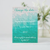 Verander de datumkaart voor opnieuw geplande gebeu kaart (Staand voorkant)