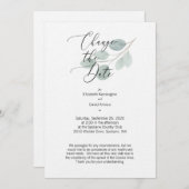 Verander de Dikkaartbruiloft Kaart (Voorkant / Achterkant)