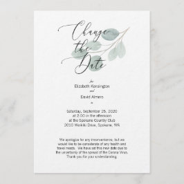 Verander de Dikkaartbruiloft Kaart