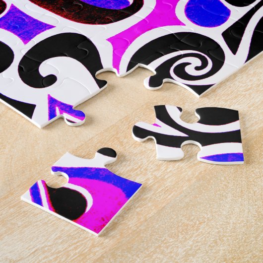 Verander de Draai van de Retro van de Kleur Wacky Legpuzzel (Zijkant)