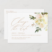 Verander de Floral van de Waterverf van het Manusc Briefkaart (Voorkant / Achterkant)