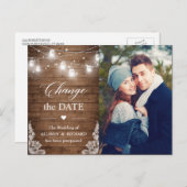 Verander de Foto van het Koord van het Hout van he Briefkaart (Voorkant / Achterkant)