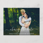 Verander de Foto van het Manuscript van de Datum M Briefkaart (Voorkant)