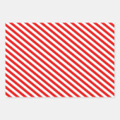 Verander de kleur Christmas Candycane Stripe Inpakpapier Vel (Voorkant 2)