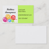 Verander de kleur - garen Visitekaartjes (Voorkant / Achterkant)