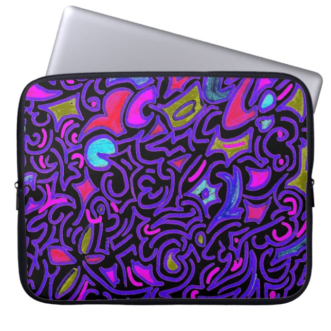 Verander de Kleur wat 1 Laptop Sleeve (Voorkant)