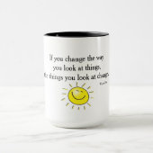 Verander de manier waarop je naar dingen kijkt - W Mok (Midden)