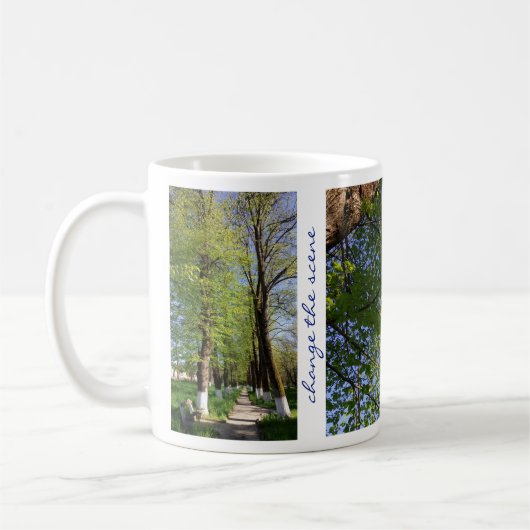 Verander de Natuur van de Bomen van het Citaat van Koffiemok (Links)