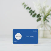 Verander de objecten met uw bedrijfsnaam en Logo Visitekaartje (Staand voorkant)