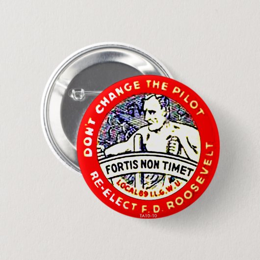 Verander de piloot niet - Button (Voorkant /achterkant)