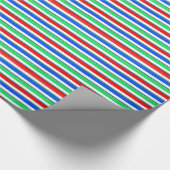 Verander de Stripe van het Snoep van de Kleur Cadeaupapier (Hoek)