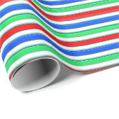 Verander de Stripe van het Snoep van de Kleur Cadeaupapier (Rol Hoek)