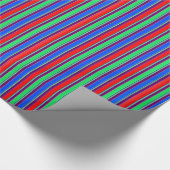 Verander de Stripe van het Snoep van de Kleur Cadeaupapier (Hoek)