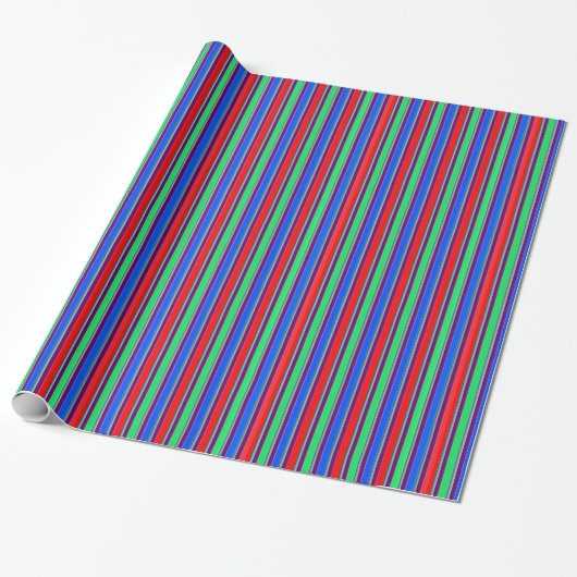 Verander de Stripe van het Snoep van de Kleur Cadeaupapier (Uitgerold)