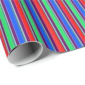 Verander de Stripe van het Snoep van de Kleur Cadeaupapier (Rol Hoek)