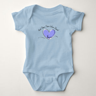 Verander de tekst, en toen waren er drie! Blauw Romper