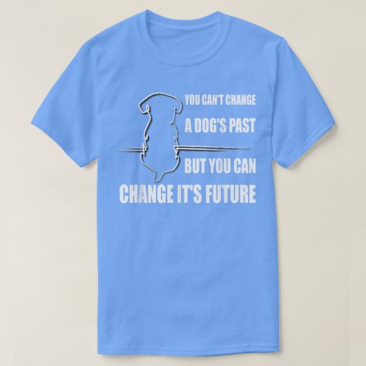 Verander de toekomstige redde dierencontainer van  t-shirt (Design voorkant)