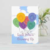 Verander de Uitnodiging van de Partij van de Age v (Staand voorkant)