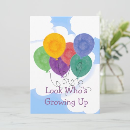 Verander de Uitnodiging van de Partij van de Age v (Staand voorkant)