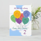 Verander de Uitnodiging van de Partij van de Age v (Staand voorkant)