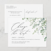 Verander de Waterverf van het Manuscript van de Da Briefkaart (Voorkant / Achterkant)