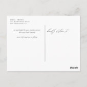 Verander de Waterverf van het Manuscript van de Da Briefkaart (Achterkant)