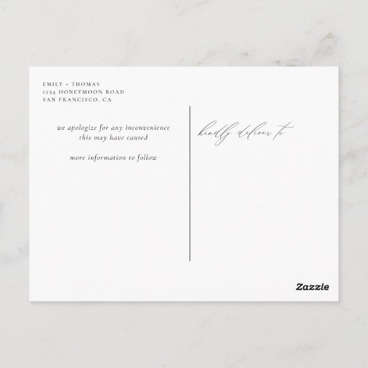 Verander de Waterverf van het Manuscript van de Da Briefkaart (Achterkant)