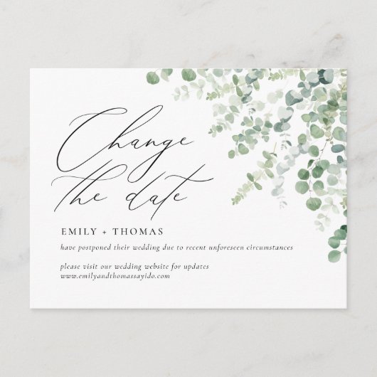 Verander de Waterverf van het Manuscript van de Da Briefkaart (Voorkant)