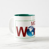Verander de wereld - mok (Voorkant links)