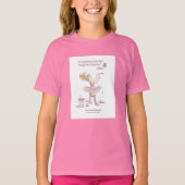 Verander de wereld Roze meisjes t-shirt (Voorkant)