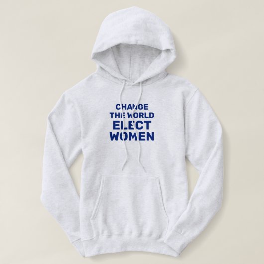 Verander de wereld - Verkiezingsvrouwenhater Hoodie (Design voorkant)