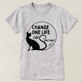 Verander een leven Cat Sanctuary T-shirt